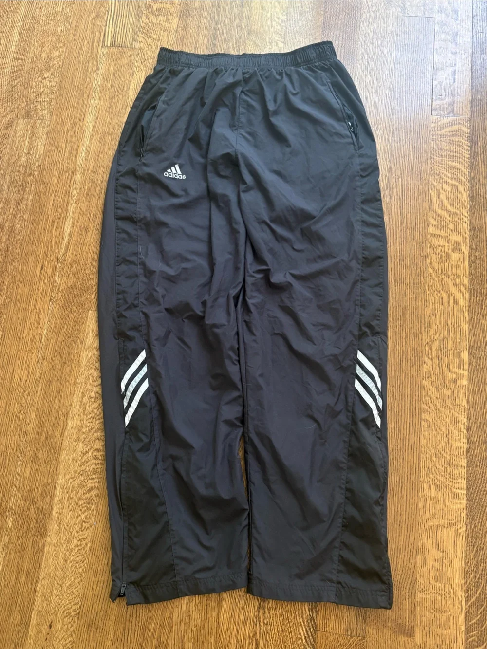 Vintage Y2K Adidas track pants size L tear-away 2005 Never worn embroidered hits
